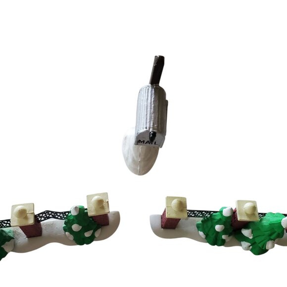 Department 56 Two Tree Lined Fences with Mailbox - Picture 8 of 15